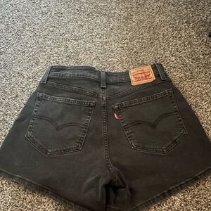 Levi's Women's Dark Gray Jean Shorts